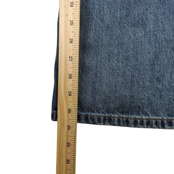 Levi’s 517 Bootcut Jeans Womens 28 Medium Wash Denim Flare Leg Y2K Western - Picture 4 of 9